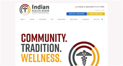 Desktop Screenshot of indianhealthboard.com