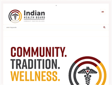 Tablet Screenshot of indianhealthboard.com